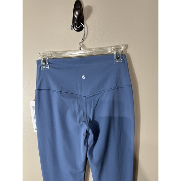 Lululemon Align High Rise Mini Flare Pant 32" Blue Stretch Performace Size 8 - Picture 9 of 11
